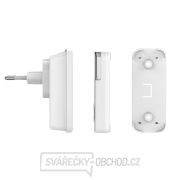 Solight bezdrátový zvonek, do zásuvky, 200m, bílý, learning code Náhled