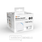 Solight bezdrátový zvonek, do zásuvky, 200m, bílý, learning code náhled