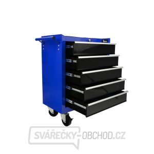 Dílenský vozík nevybavený, 5 zásuvek, s postranním úchytem Dílenský vozík nevybavený, 5 zásuvek, s postranním úchytem gallery main image