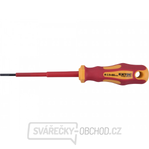 šroubovák elektrikářský, (-)2,5x80mm, VDE, CrV šroubovák elektrikářský, (-)2,5x80mm, VDE, CrV gallery main image