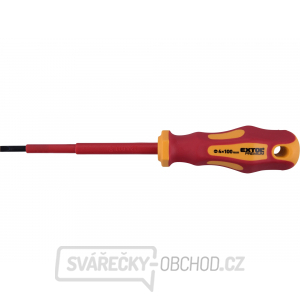 šroubovák elektrikářský, (-)4x100mm, VDE, CrV šroubovák elektrikářský, (-)4x100mm, VDE, CrV gallery main image