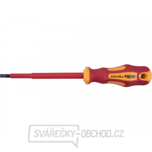 šroubovák elektrikářský, (-)5,5x125mm, VDE, CrV gallery main image