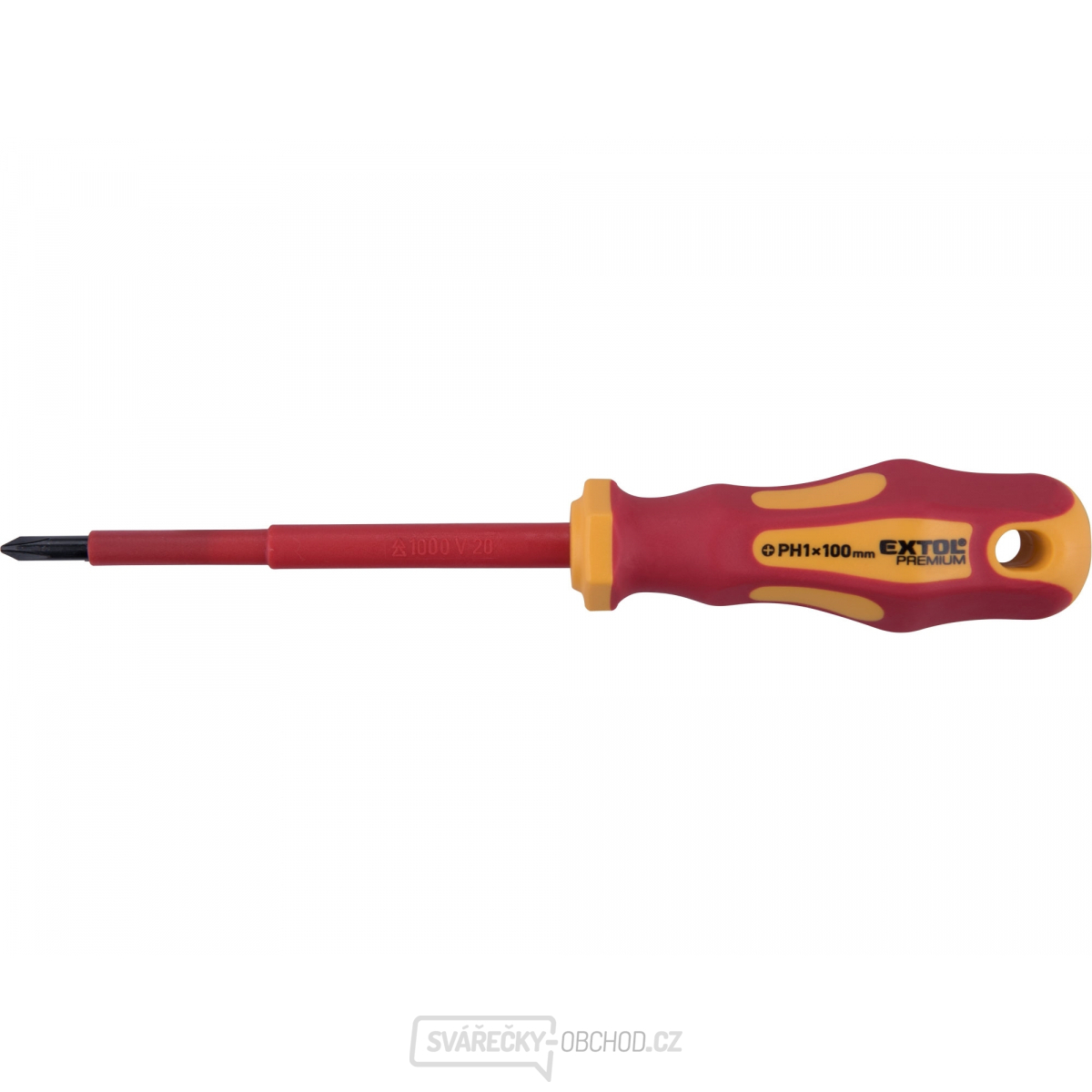 šroubovák elektrikářský, PH1x100mm, VDE, CrV