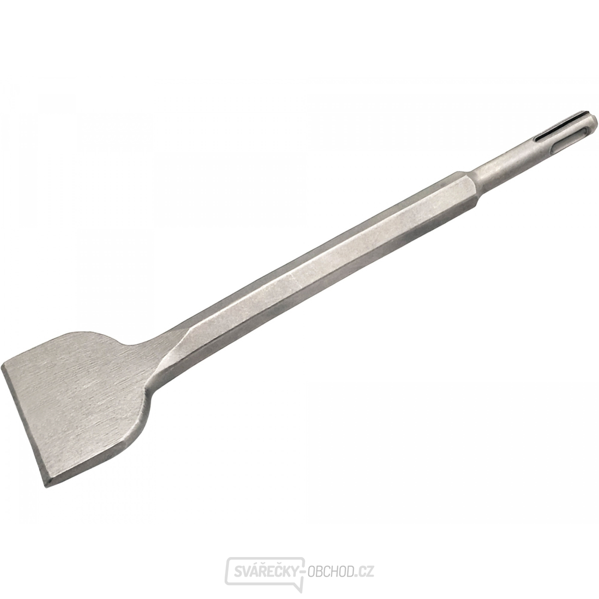 Sekáč plochý SDS PLUS lomený 15°, 250x14mm, šířka ostří 60mm