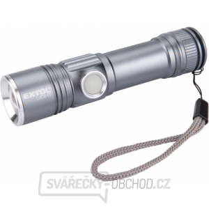 Svítilna 280lm, zoom, USB nabíjení, XPE LED Svítilna 280lm, zoom, USB nabíjení, XPE LED gallery main image