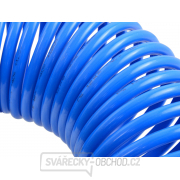 Vzduchová hadice spirálová 8x12 mm, délka 10 m, s rychlospojkami, velký průtok Náhled