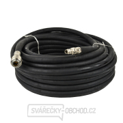 Vzduchová hadice tlaková 10x15 mm, délka 20 m, velký průtok s rychlospojkami Vzduchová hadice tlaková 10x15 mm, délka 20 m, velký průtok s rychlospojkami gallery main image