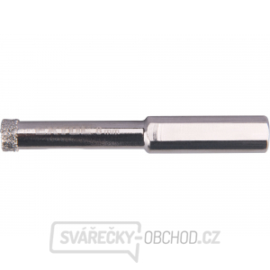 Korunka vykružovací diamantová na sklo a keramiku, O 8mm Korunka vykružovací diamantová na sklo a keramiku, O 8mm gallery main image