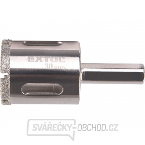 Korunka vykružovací diamantová na sklo a keramiku, O 30mm Korunka vykružovací diamantová na sklo a keramiku, O 30mm gallery main image