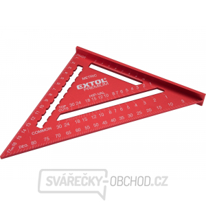 Úhelník tesařský/truhlářský víceúčelový, 180mm, kov Úhelník tesařský/truhlářský víceúčelový, 180mm, kov gallery main image