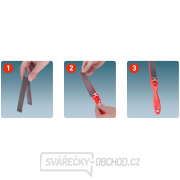 Pilník/rašple na pásky brusného plátna, 270mm Pilník/rašple na pásky brusného plátna, 270mm náhled