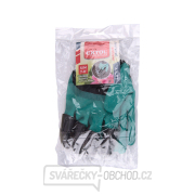 Rukavice zahradní polyesterové s latexem a drápy na pravé ruce, velikost 8