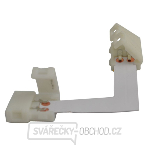 Solight propojovací pravoúhlý konektor pro LED pásy, 8mm zacvakávací konektor na obou stranách, 1ks, sáček Solight propojovací pravoúhlý konektor pro LED pásy, 8mm zacvakávací konektor na obou stranách, 1ks, sáček gallery main image