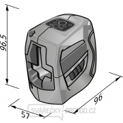 Flex Samonivelační křížový laser s funkcí pro spojení s přijímačem ALC 2/1-G/R Náhled