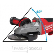 Akumulátorová úhlová bruska 125mm Milwaukee s plochou hlavou, brzdou a kolébkovým spínačem M18 FUEL™ FSAGF125XPDB-0X Náhled