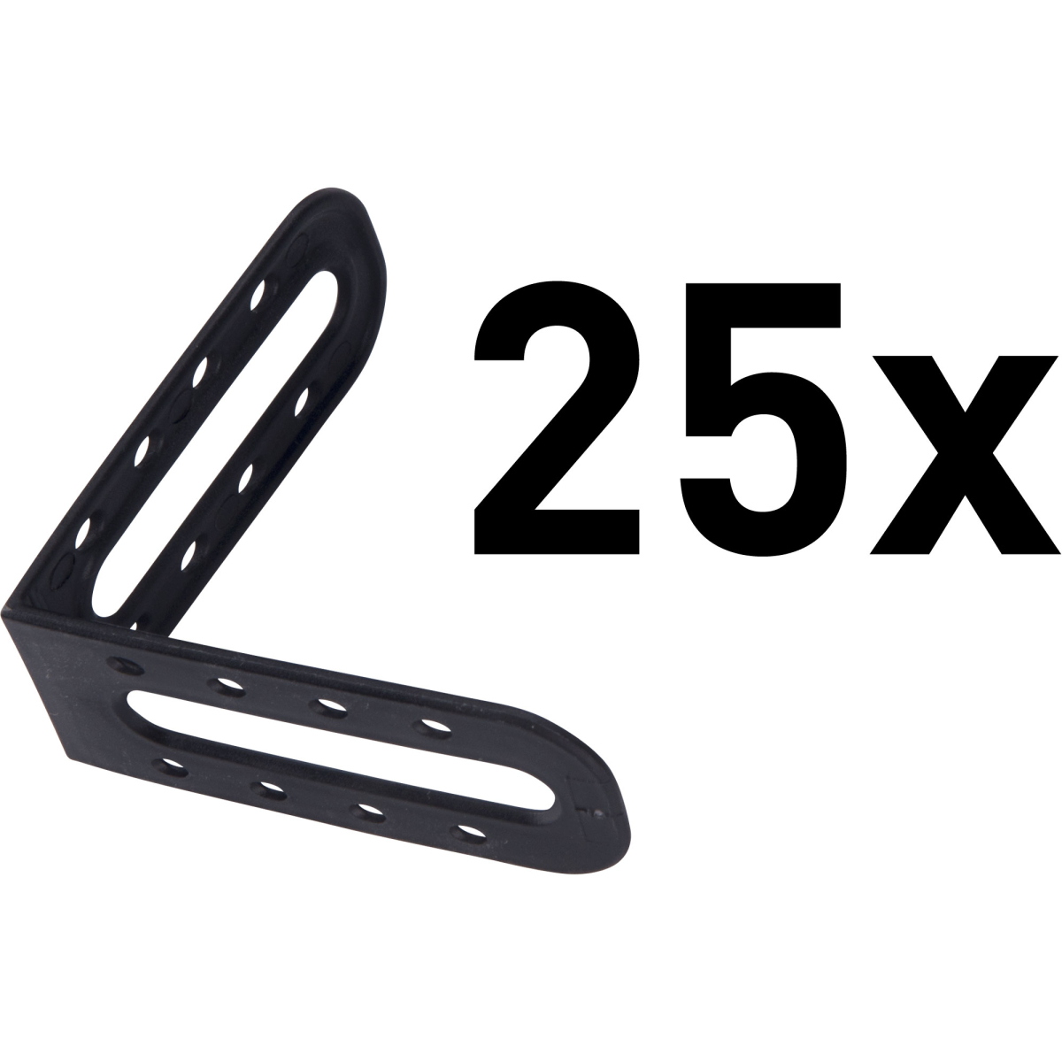 Levně Rohové profily k distančním/nivelačním klipům 8845010, sada 25ks, plast 8845010A