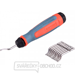 Odhrotovač univerzální, dřík 3,2mm +10ks náhradních čepelí, HSS M35 (5% Co) Odhrotovač univerzální, dřík 3,2mm +10ks náhradních čepelí, HSS M35 (5% Co) gallery main image