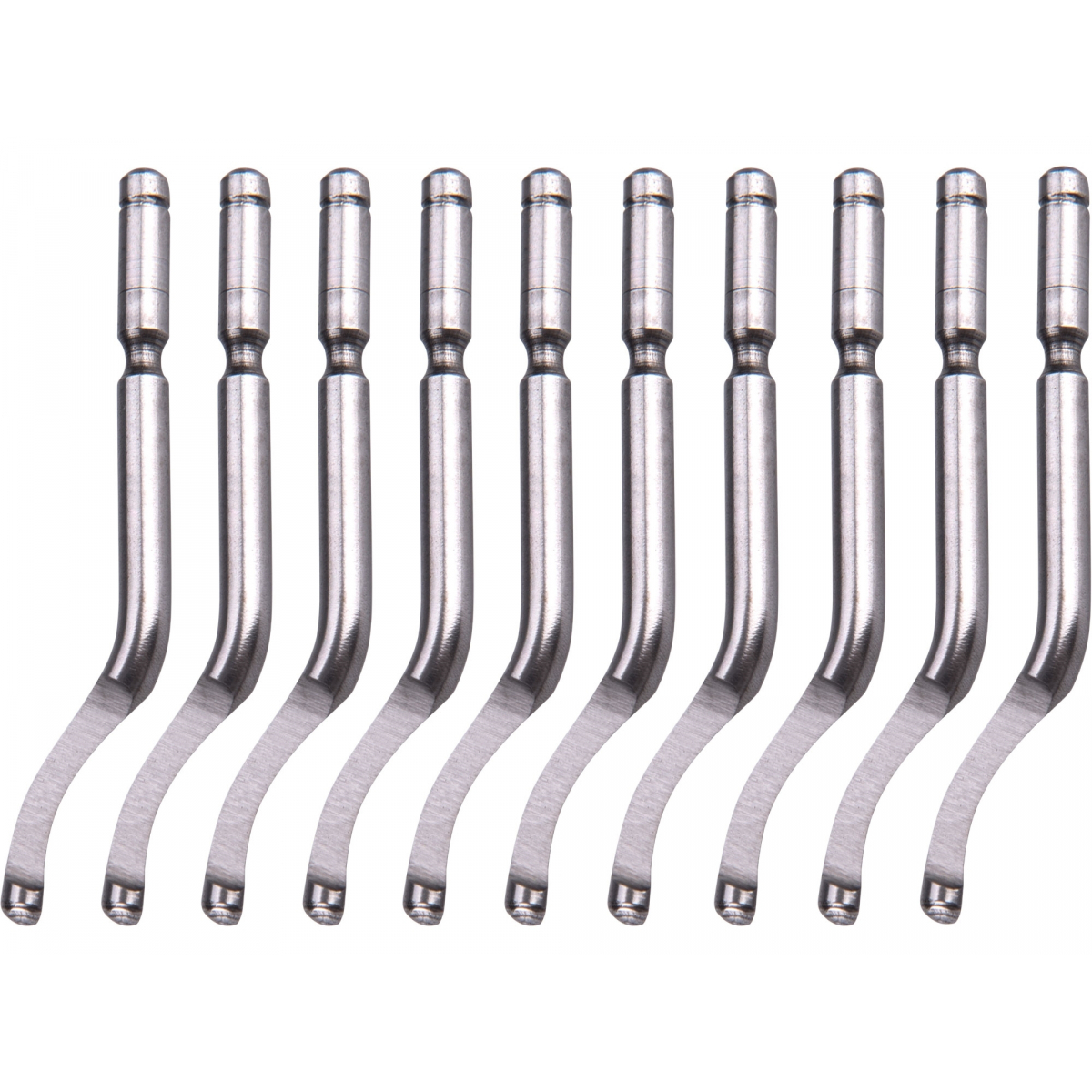 EXTOL PREMIUM Náhradní čepele 10ks k odhrotovači 8803680, dřík 3,2mm +10ks náhradních čepelí, HSS M35 (5% Co) 8803682