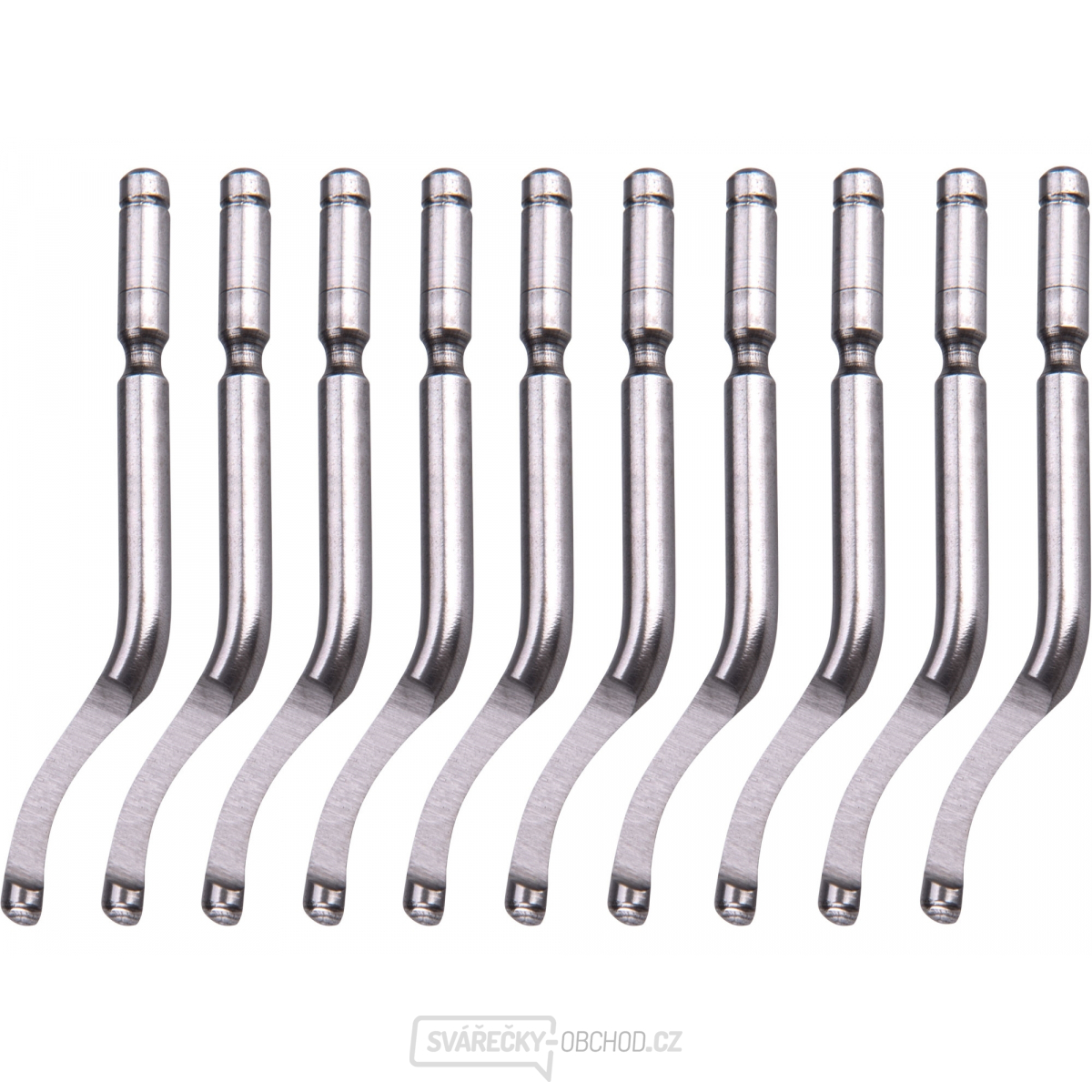 Náhradní čepele 10ks k odhrotovači 8803680, dřík 3,2mm +10ks náhradních čepelí, HSS M35 (5% Co) Náhradní čepele 10ks k odhrotovači 8803680, dřík 3,2mm +10ks náhradních čepelí, HSS M35 (5% Co) gallery main image