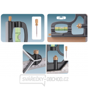 Úhelník multifunkční, 300mm, kov náhled