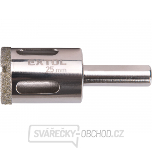 Korunka vykružovací diamantová na sklo a keramiku, O 25mm Korunka vykružovací diamantová na sklo a keramiku, O 25mm gallery main image