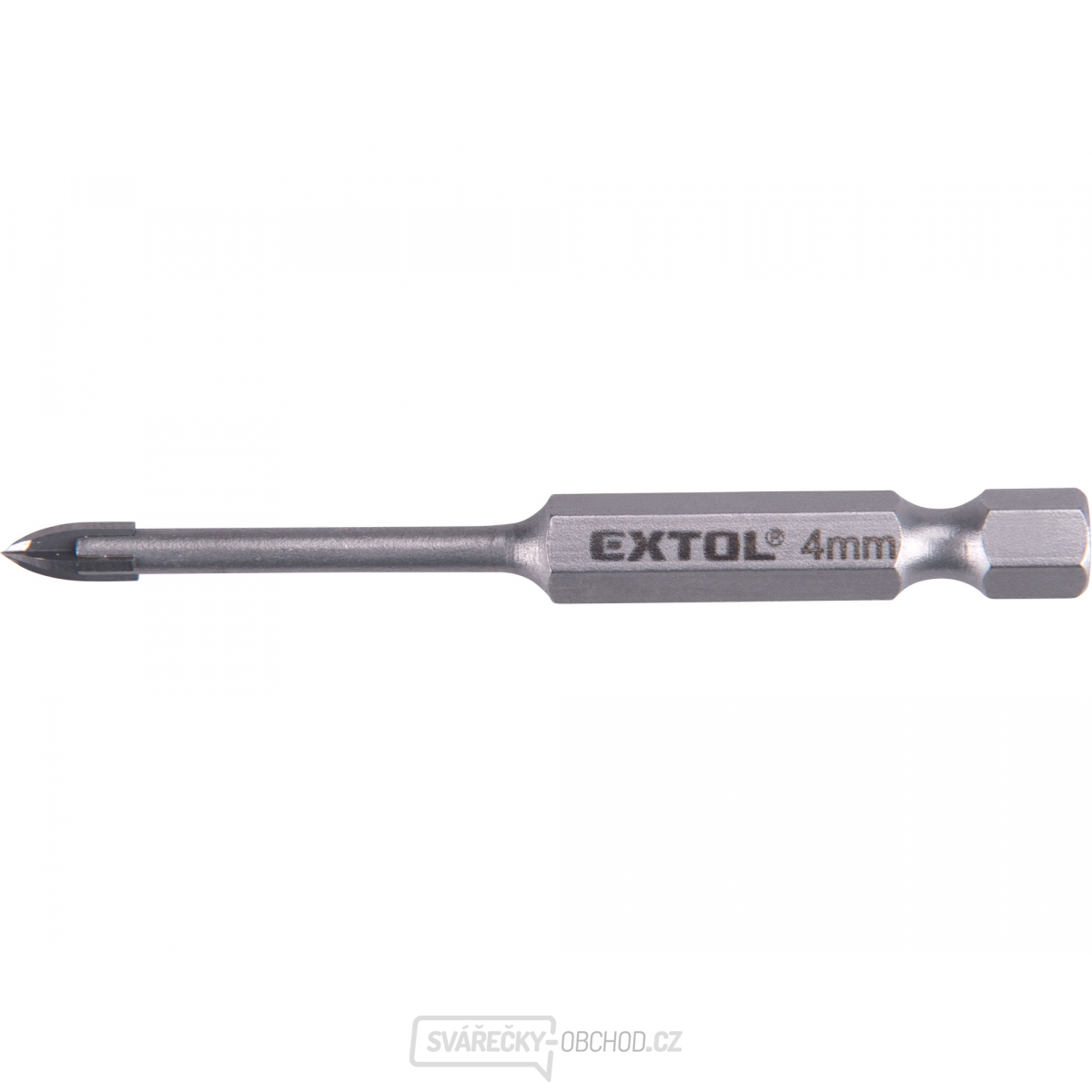 Vrták na sklo a keramiku karbidový, O 4mm