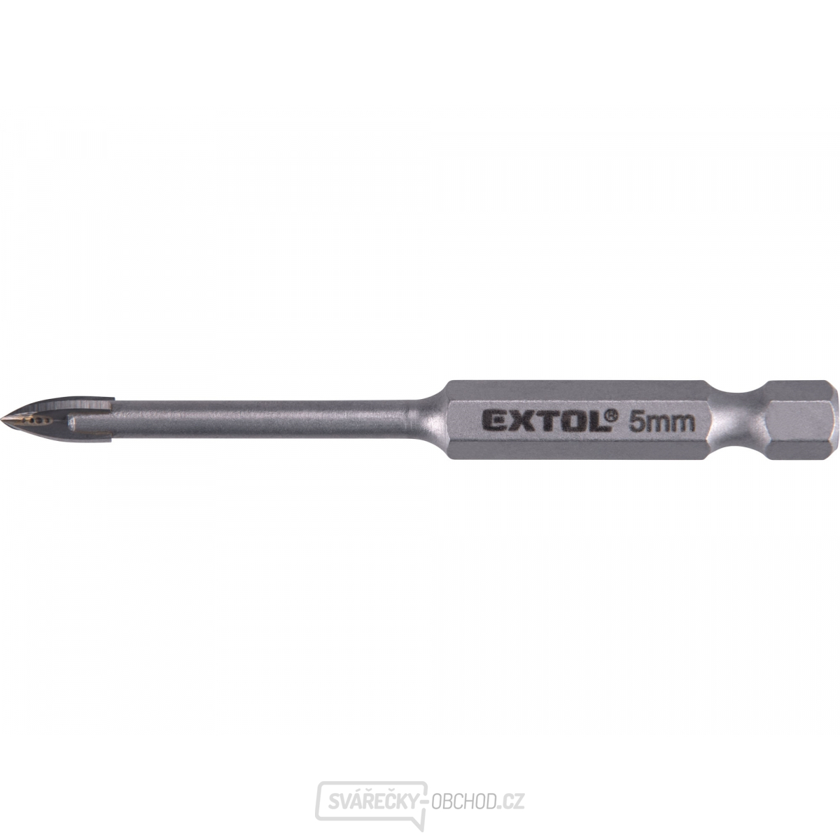 Vrták na sklo a keramiku karbidový, O 5mm Vrták na sklo a keramiku karbidový, O 5mm gallery main image