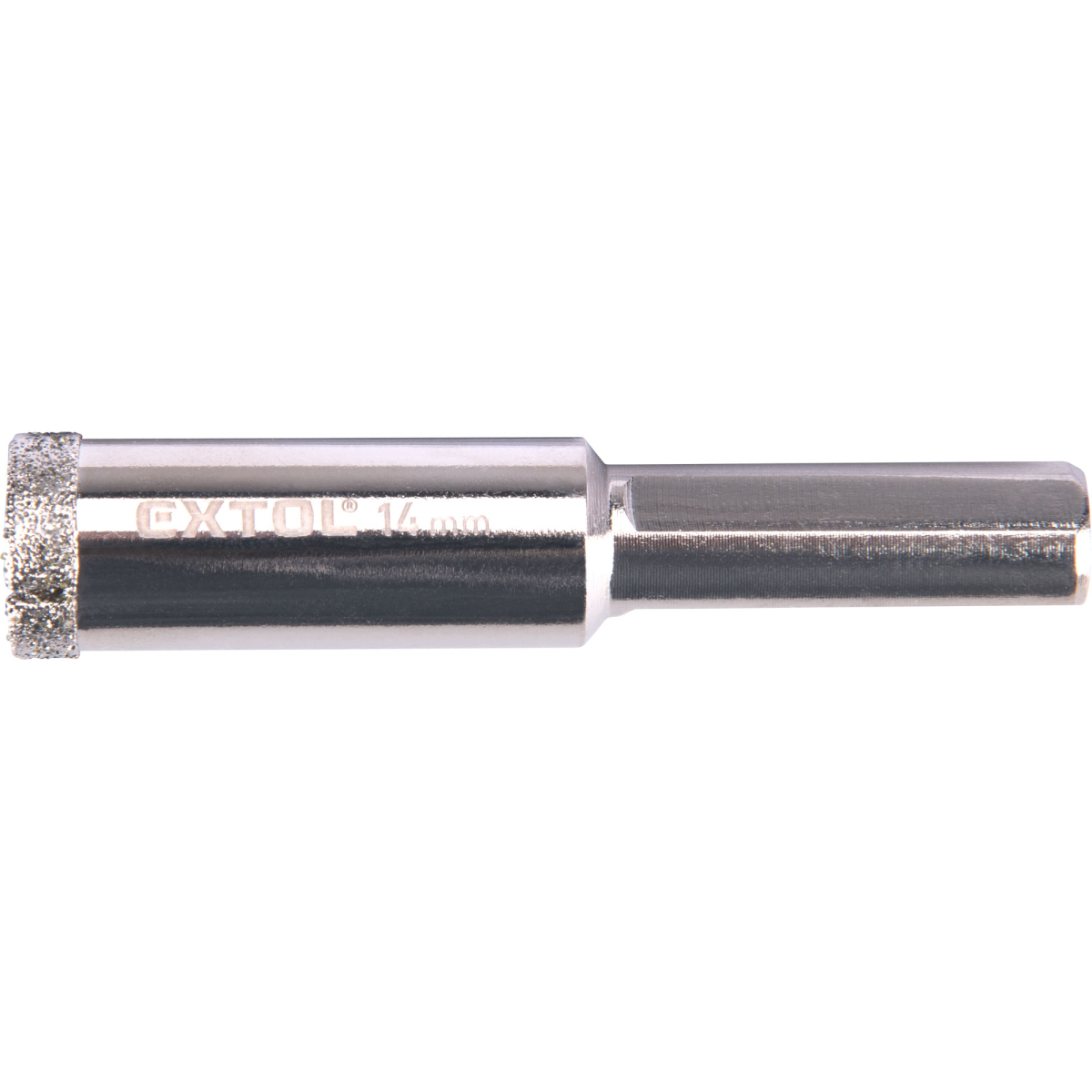 Levně Korunka vykružovací diamantová na sklo a keramiku, O 14mm 8801981