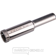 Korunka vykružovací diamantová na sklo a keramiku, O 14mm Náhled