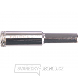 Korunka vykružovací diamantová na sklo a keramiku, O 14mm Korunka vykružovací diamantová na sklo a keramiku, O 14mm gallery main image