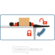 Vodící/upínací hliníková lišta, rozsah 0-900mm náhled