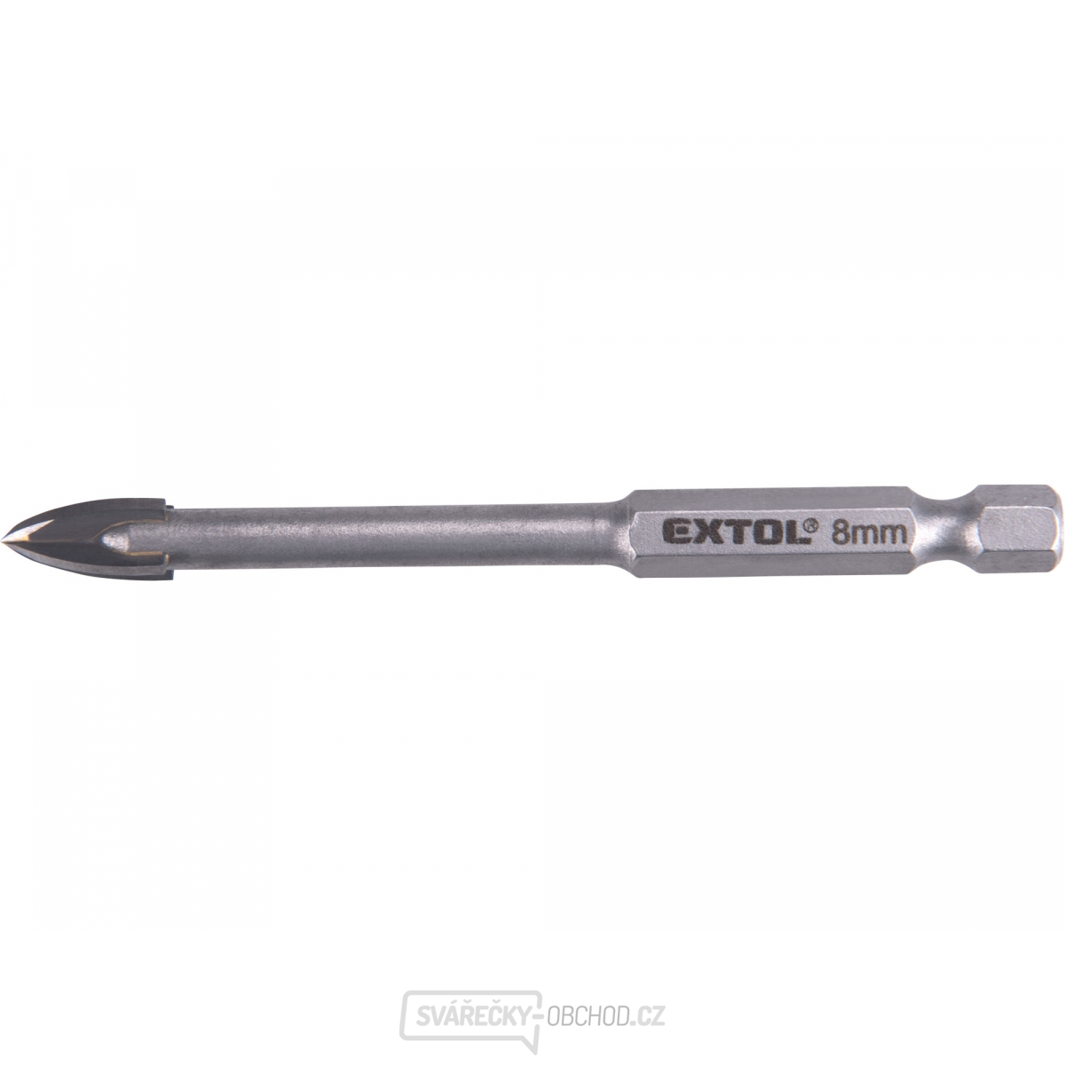 Vrták na sklo a keramiku karbidový, O 8mm Vrták na sklo a keramiku karbidový, O 8mm gallery main image