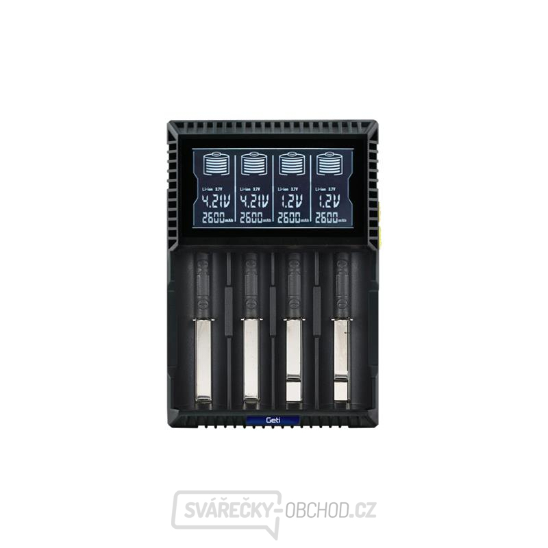 Nabíječka baterií Geti GDC4U Li-Ion LiFePO4 NiCd NiMH