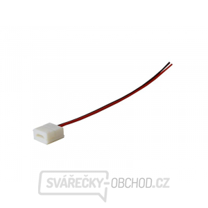 Konektor nepájivý s vodičem pro LED pásky o šířce 8mm 3528, 2835 IP65 gallery main image