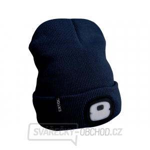 Čepice s čelovkou 4x25lm, USB nabíjení, tmavě modrá, ECONOMY, univerzální velikost Čepice s čelovkou 4x25lm, USB nabíjení, tmavě modrá, ECONOMY, univerzální velikost gallery main image