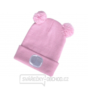 Čepice s čelovkou 4x25lm, USB nabíjení, růžová se třpytkou a bambulemi, dětská Čepice s čelovkou 4x25lm, USB nabíjení, růžová se třpytkou a bambulemi, dětská náhled
