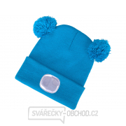 Čepice s čelovkou 4x25lm, USB nabíjení, modrá s bambulemi, dětská Čepice s čelovkou 4x25lm, USB nabíjení, modrá s bambulemi, dětská náhled