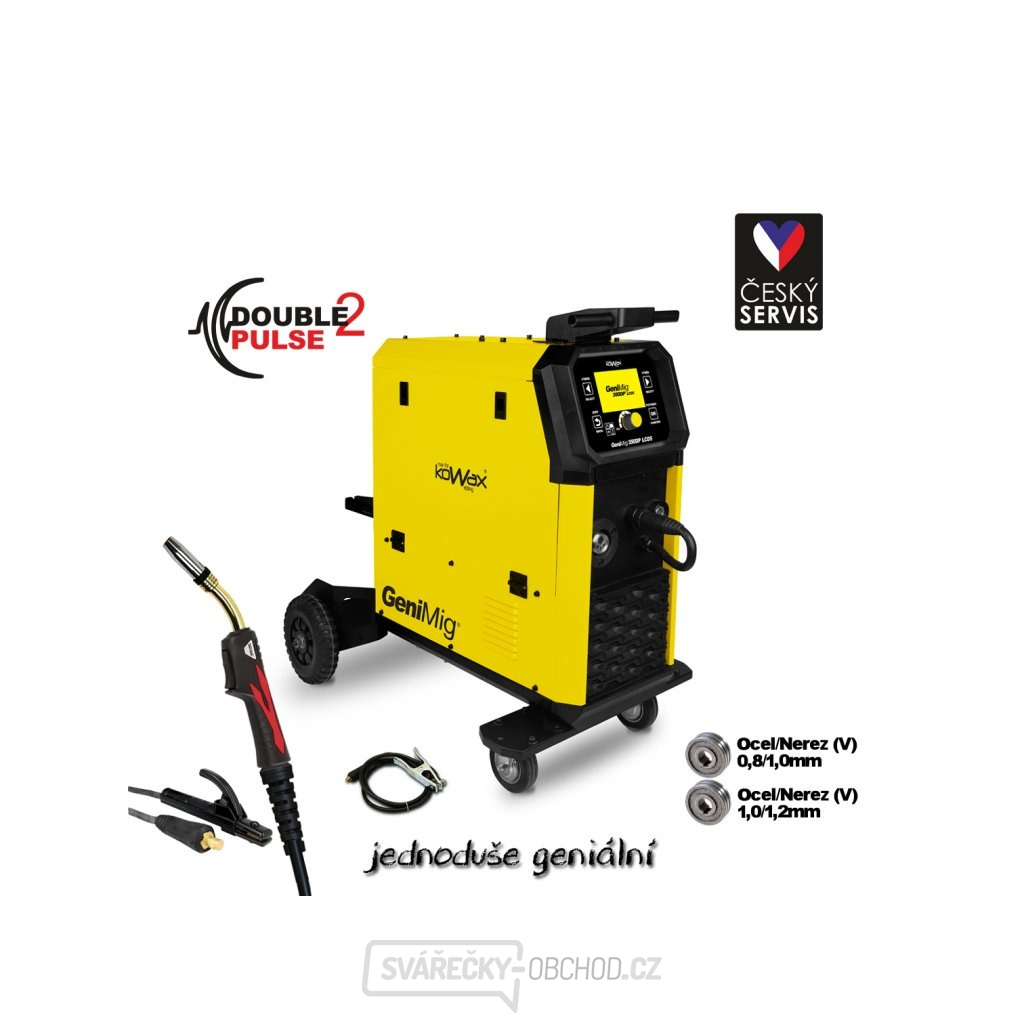 Kowax Genimig 350DP LCD5 + Hořák + kabely 