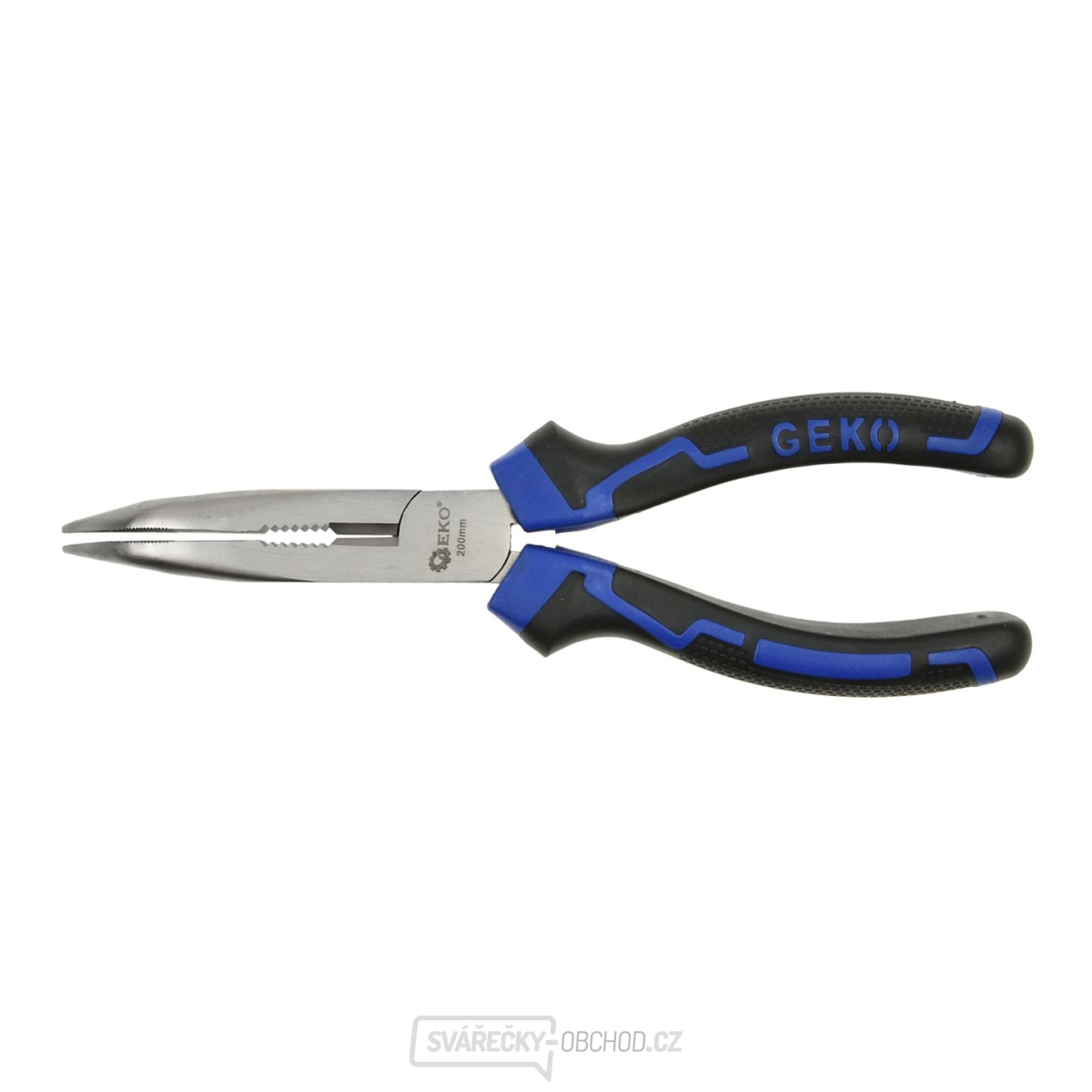 Kleště na jemnou mechaniku PREMIUM zahnuté, délka 200 mm