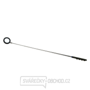 Inspekční zrcátko teleskopické 280-870 mm, kulaté s LED osvetlením Náhled