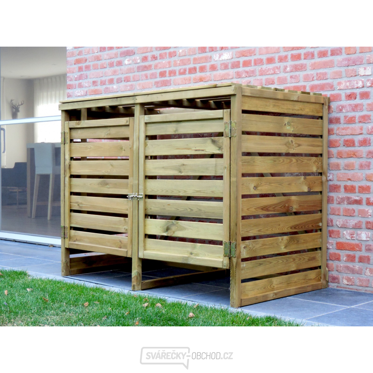 Zahradní úložný box LANITPLAST S754