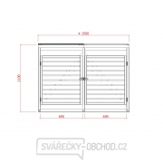 Zahradní úložný box LANITPLAST S754 Náhled