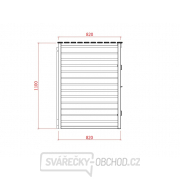 Zahradní úložný box LANITPLAST S754 náhled