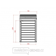 Zahradní úložný box LANITPLAST S751 Náhled