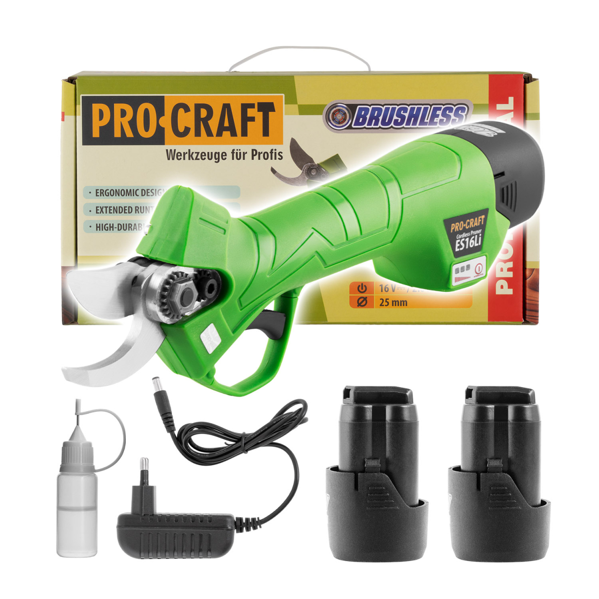 Aku nůžky na větve Procraft ES16Li | ES16Li ES16Li
