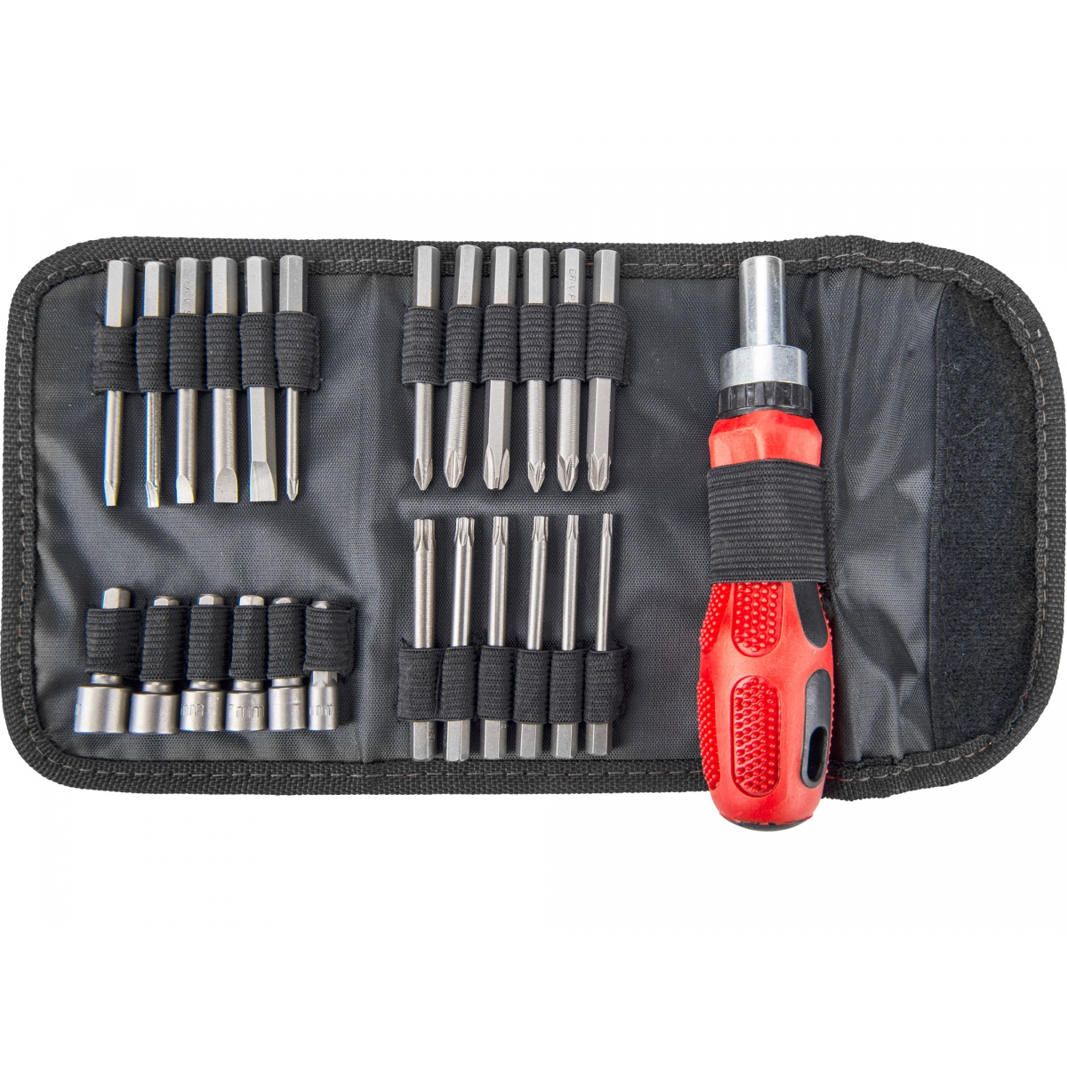 EXTOL PREMIUM Šroubovák ráčnový s hroty, sada 25ks 8819155