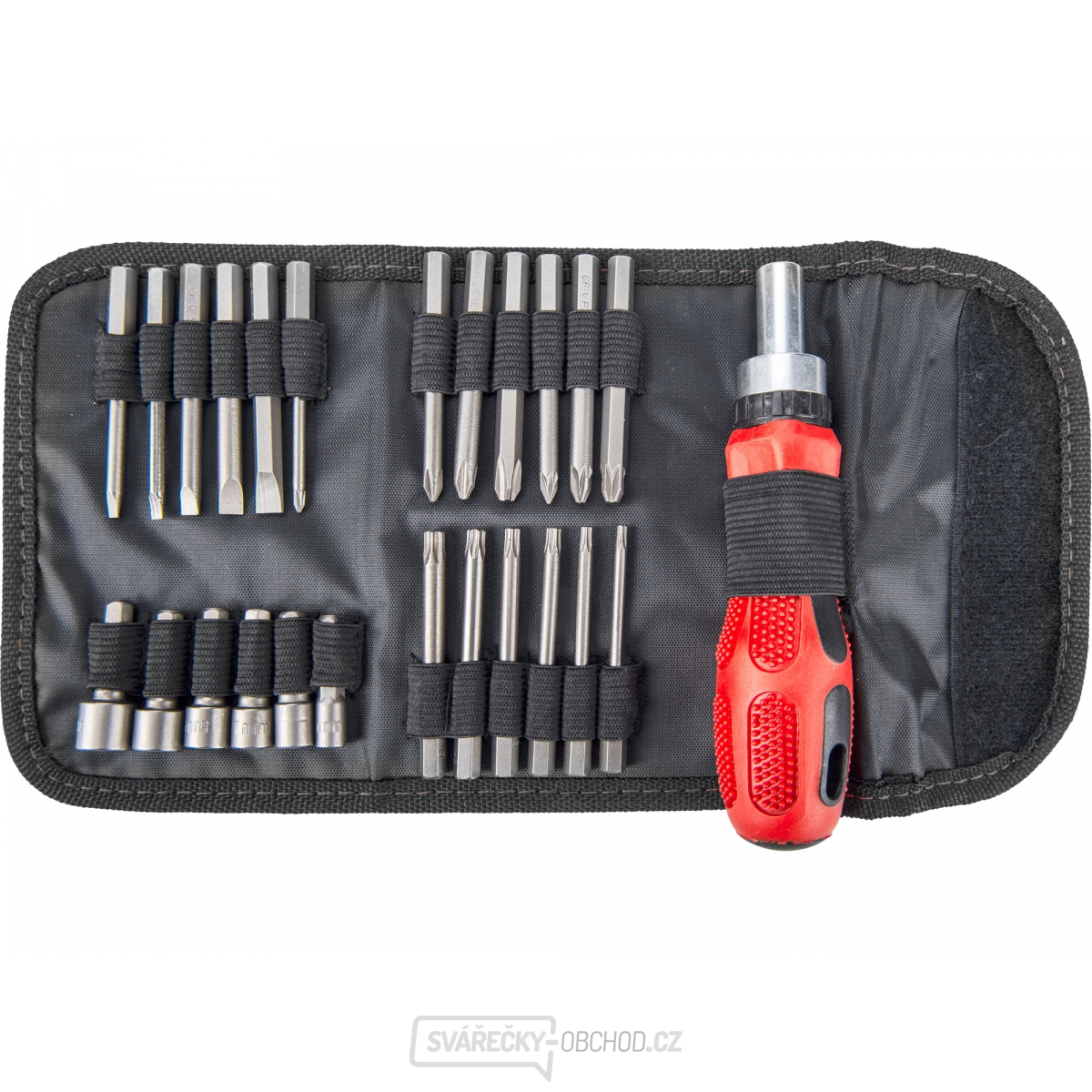 Šroubovák ráčnový s hroty, sada 25ks