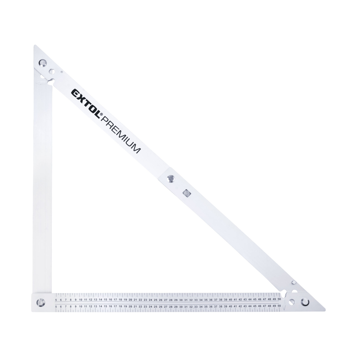 Levně Úhelník stavařský skládací, 600mm, hliníkový 8825109