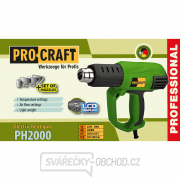 Horkovzdušná pistole Procraft | PH2000 Kufr náhled
