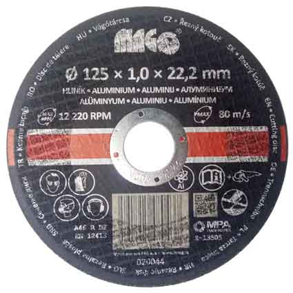 Magg Řezný kotouč na hliník 125x1,0x22,2mm